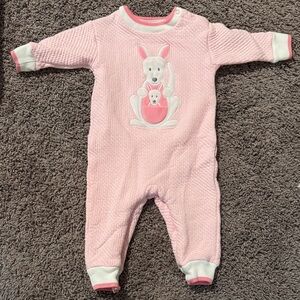 Florence Eiseman Pink Kangaroo Kids One Piece